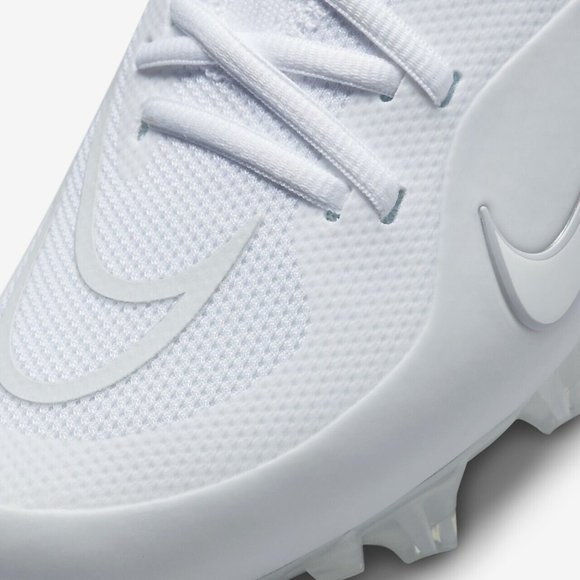 New Nike Alpha Huarache 8 Elite Lacrosse Cleats White/Grey CW4440-110 - Picture 9 of 9